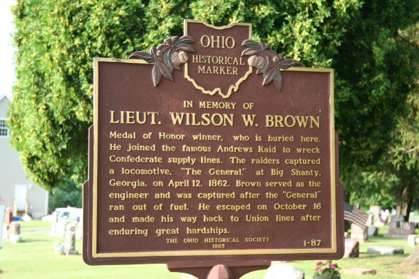 LIEUT. WILSON W. BROWN MEDAL OF HONOR  MEMORIAL MARKER