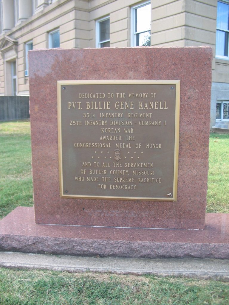 PVT. BILLIE GENE KANELL MEMORIAL