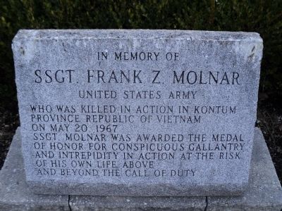 SSGT. FRANK Z. MOLNAR MEMORIAL
