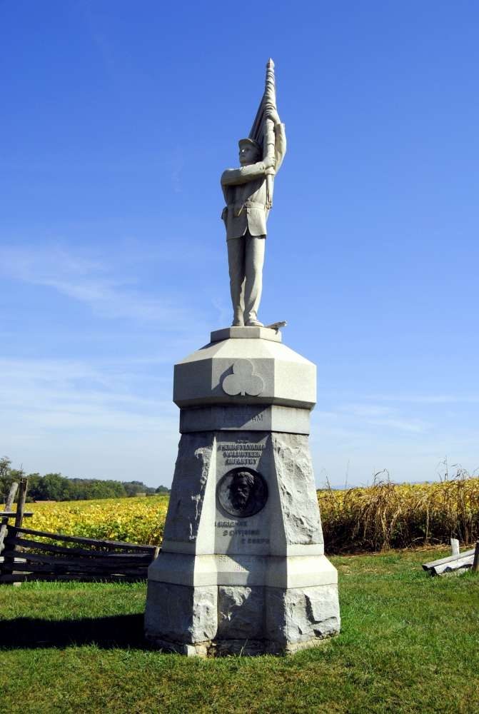 132ND PENNSYLVANIA VOLUNTEER INFANTRY REGIMENT WAR MEMORIAL