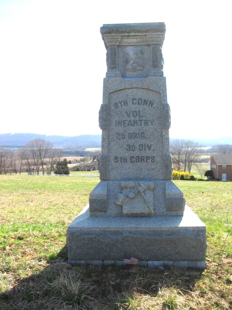 8TH CONNECTICUT VOLUNTEER INFANTRY REGIMENT WAR MEMORIAL