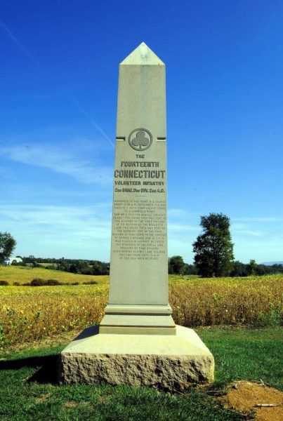THE FOURTEENTH CONNECTICUT VOLUNTEER INFANTRY WAR MEMORIAL