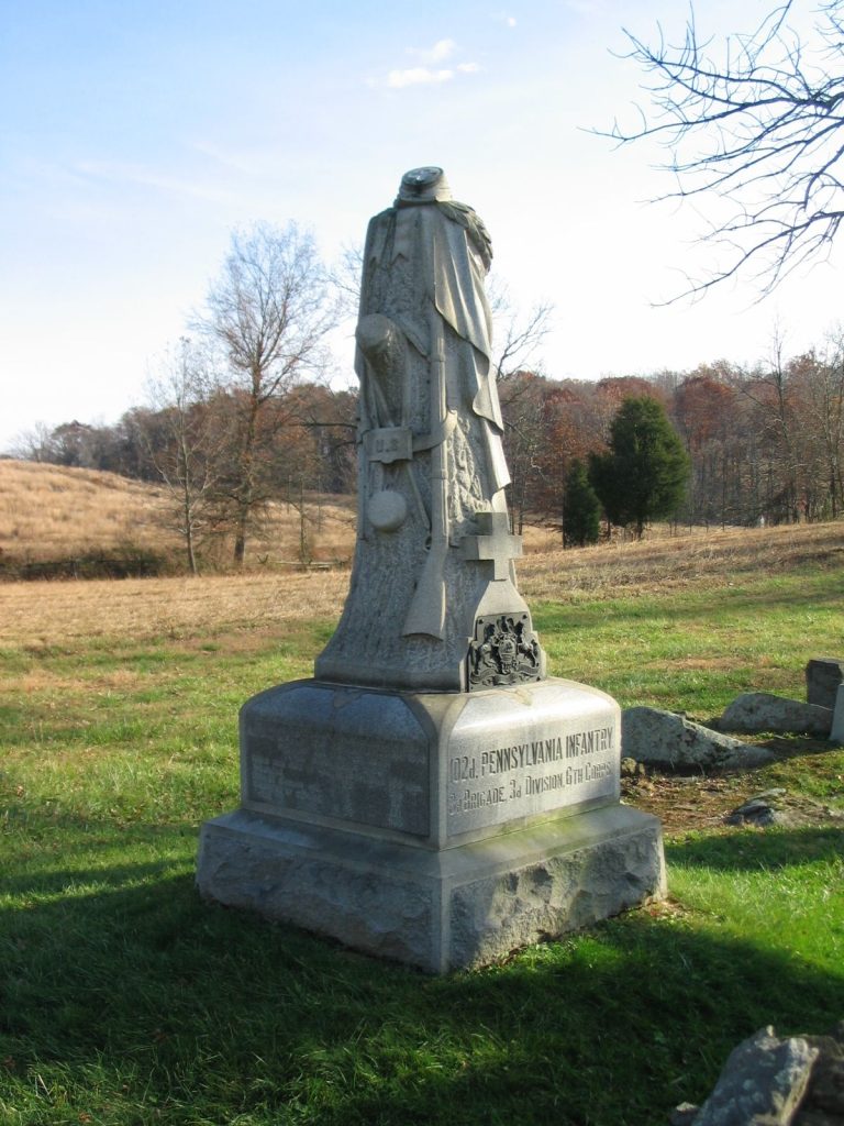 102ND PENNSYLVANIA INFANTRY WAR MEMORIAL