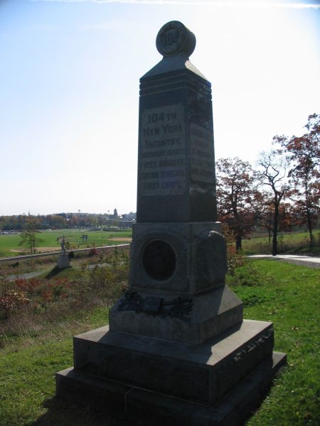 104th NEW YORK INFANTRY WAR MEMORIAL