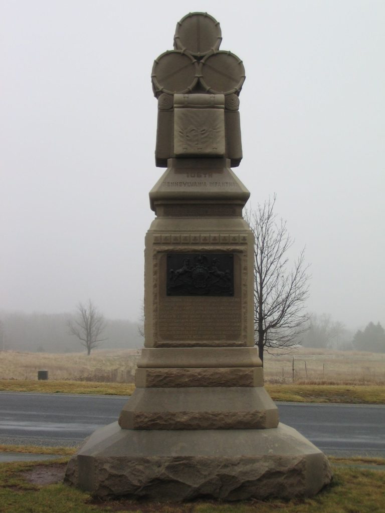 106TH PENNSYLVANIA INFANTRY WAR MEMORIAL
