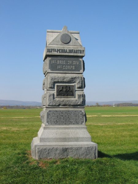 107TH PENNSYLVANIA INFANTRY WAR MEMORIAL