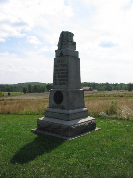10TH NEW YORK INFANTRY WAR MEMORIAL