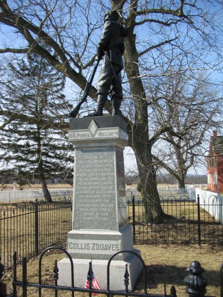114TH PENNSYLVANIA VOLUNTEERS INFANTRY WAR MEMORIAL