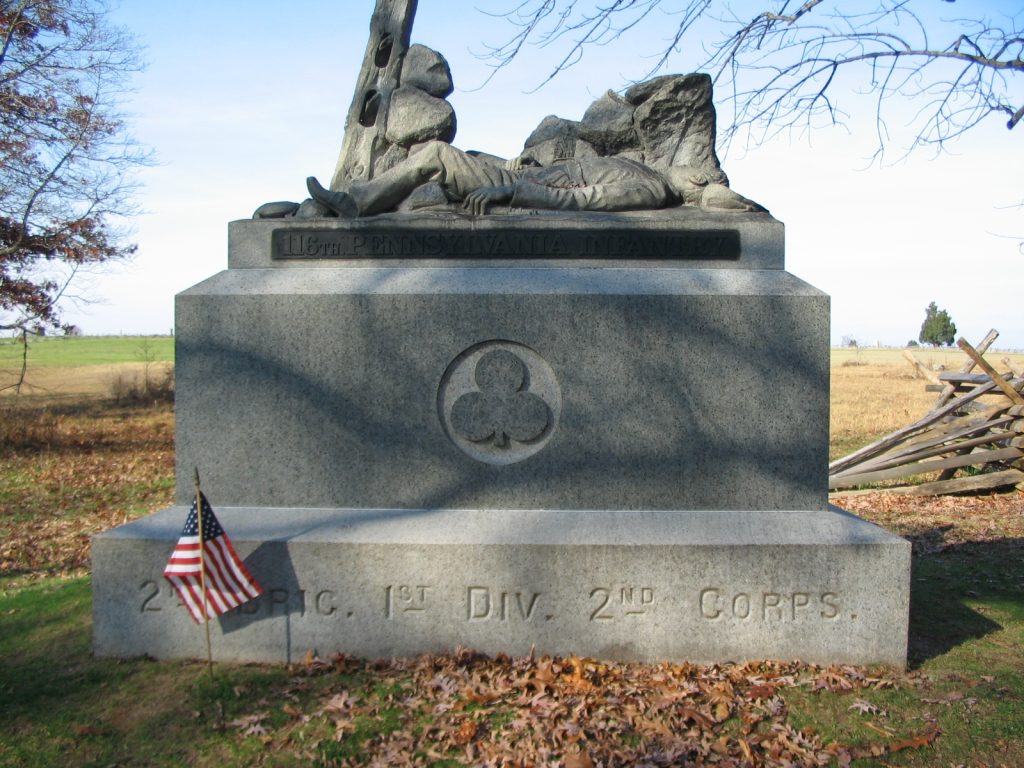 116TH PENNSYLVANIA INFANTRY WAR MEMORIAL