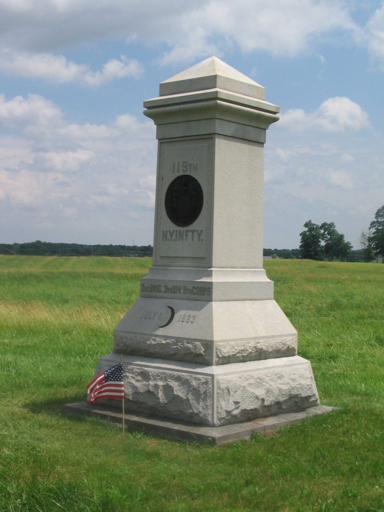 119TH NEW YORK INFANTRY WAR MEMORIAL
