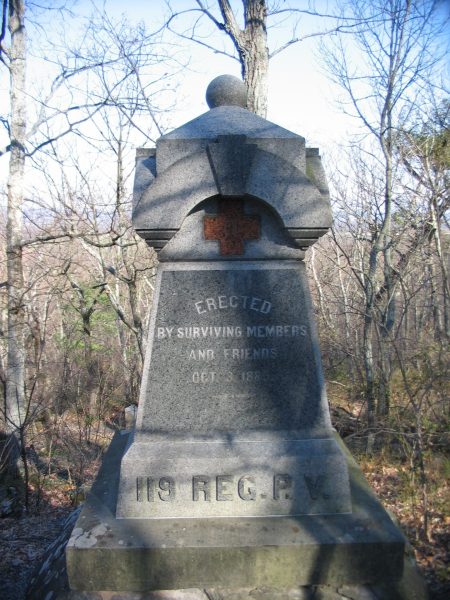 119TH REGIMENT PENNSYLVANIA VOLUNTEERS WAR MEMORIAL