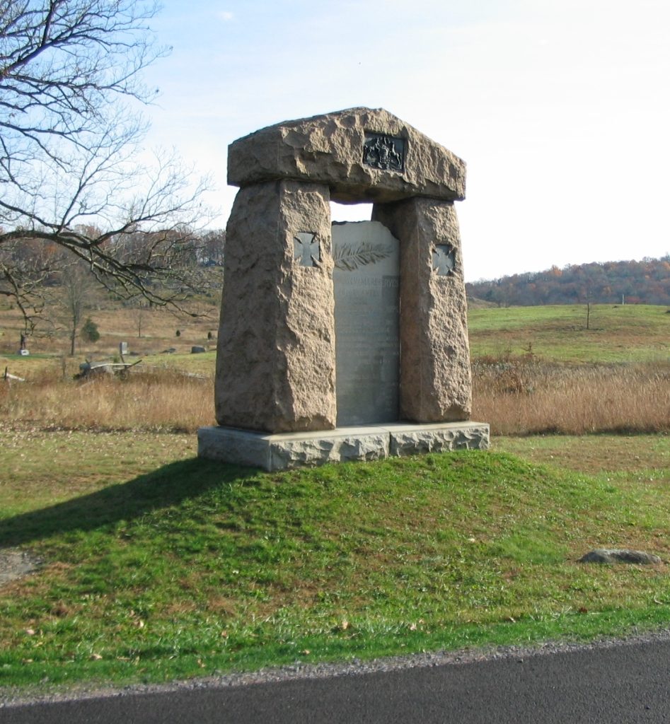 11TH PENNSYLVANIA RESERVES WAR MEMORIAL