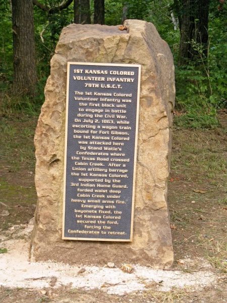 1ST KANSAS COLORED VOLUNTEER INFANTRY MEMORIAL