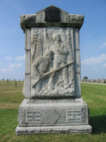 3RD MICHIGAN INFANTRY WAR MEMORIAL