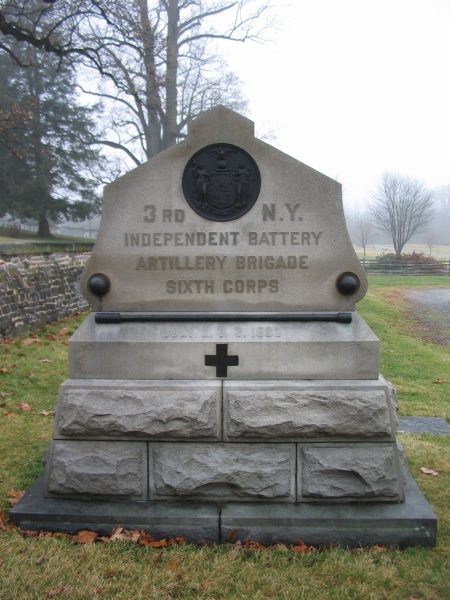 3RD NEW YORK INDEPENDENT BATTERY WAR MEMORIAL
