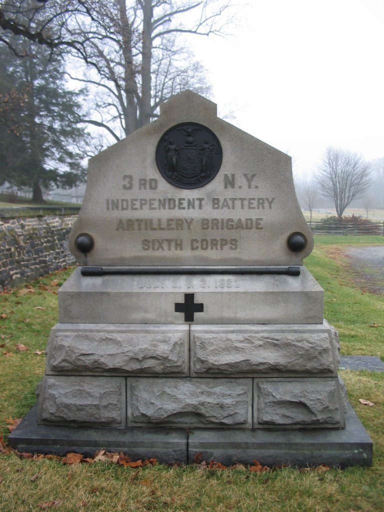 3RD NEW YORK INDEPENDENT BATTERY WAR MEMORIAL