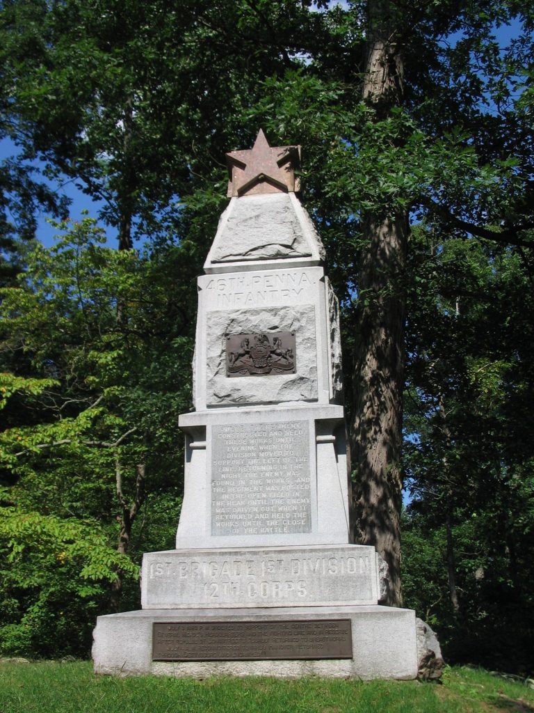 46TH PENNSYLVANIA INFANTRY WAR MEMORIAL