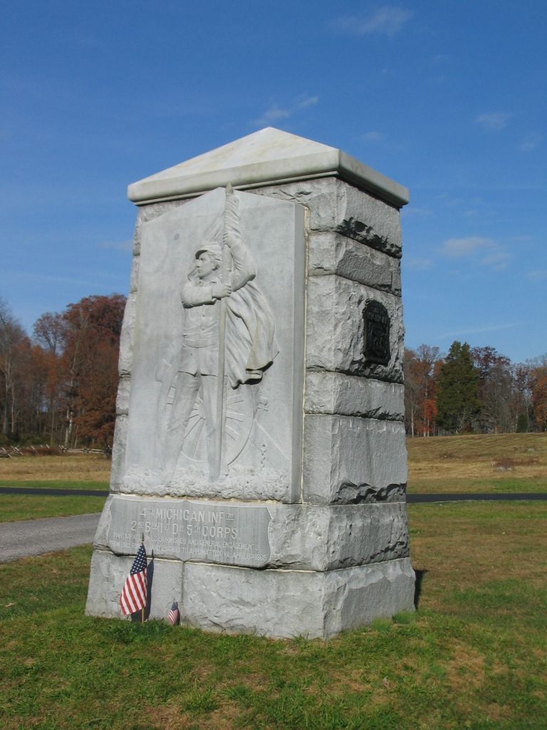 4TH MICHIGAN INFANTRY WAR MEMORIAL