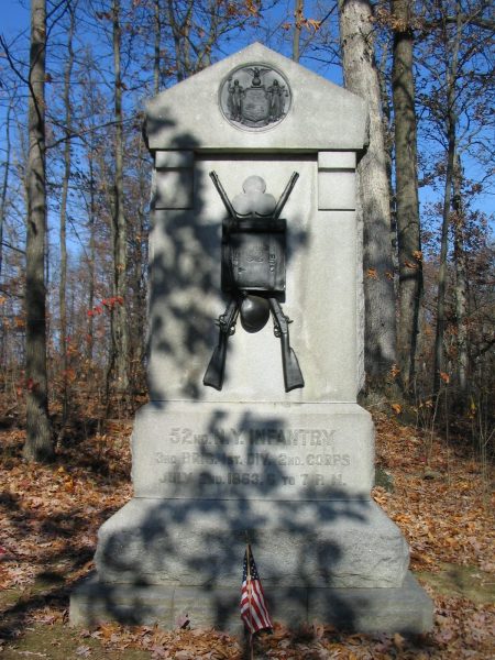 52ND NEW YORK INFANTRY WAR MEMORIAL