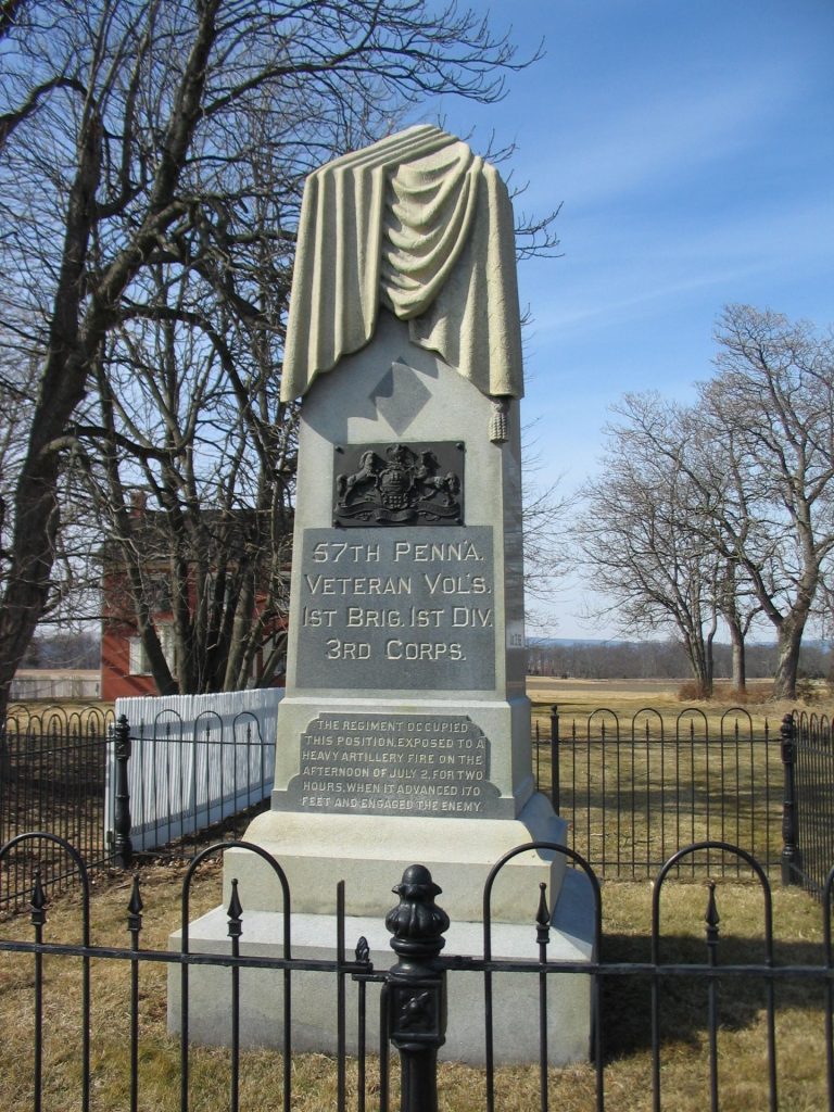 57TH PENNSYLVANIA VETERAN VOLUNTEERS WAR MEMORIAL