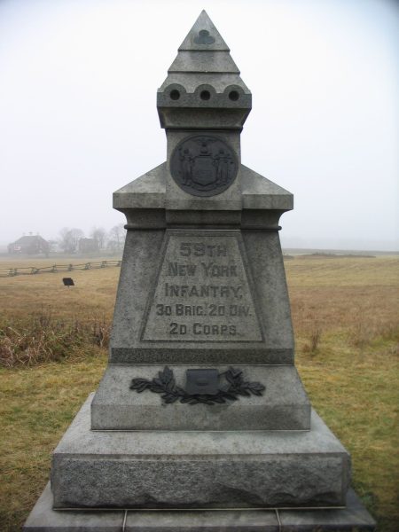 59TH NEW YORK INFANTRY WAR MEMORIAL