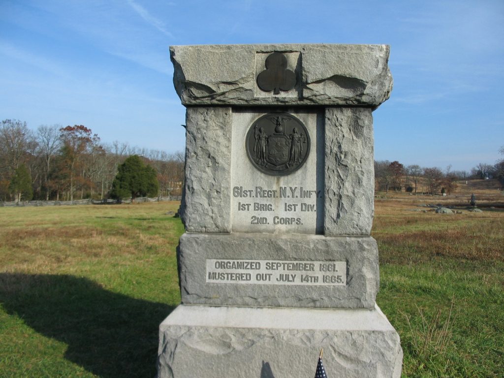 61ST NEW YORK INFANTRY WAR MEMORIAL