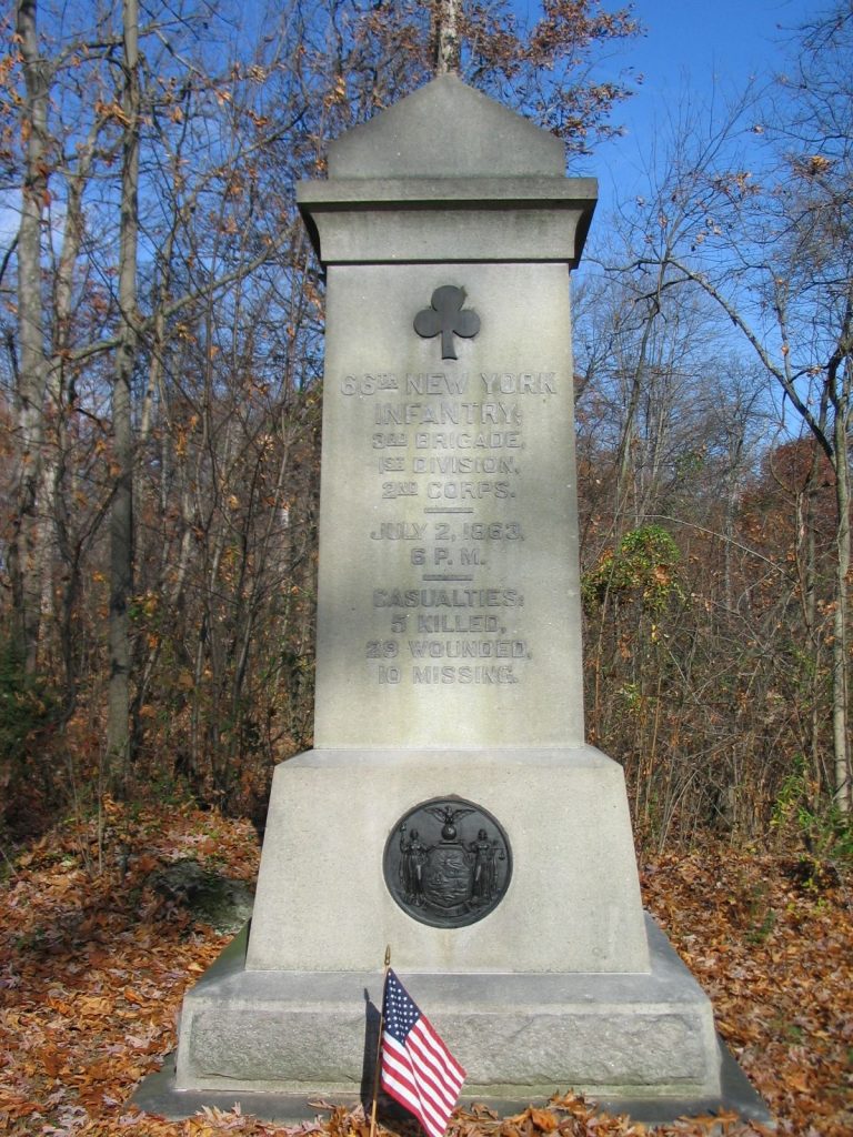 66TH NEW YORK INFANTRY WAR MEMORIAL