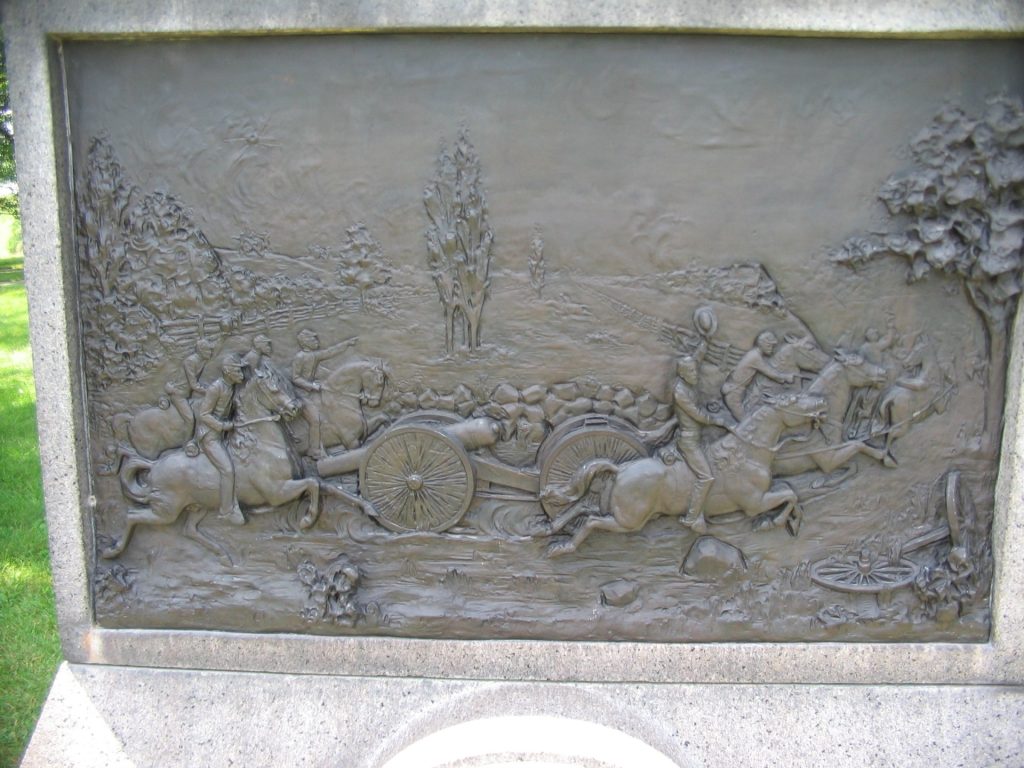 6TH INDEPENDENT BATTERY NEW YORK ARTILLERY WAR MEMORIAL PLAQUE