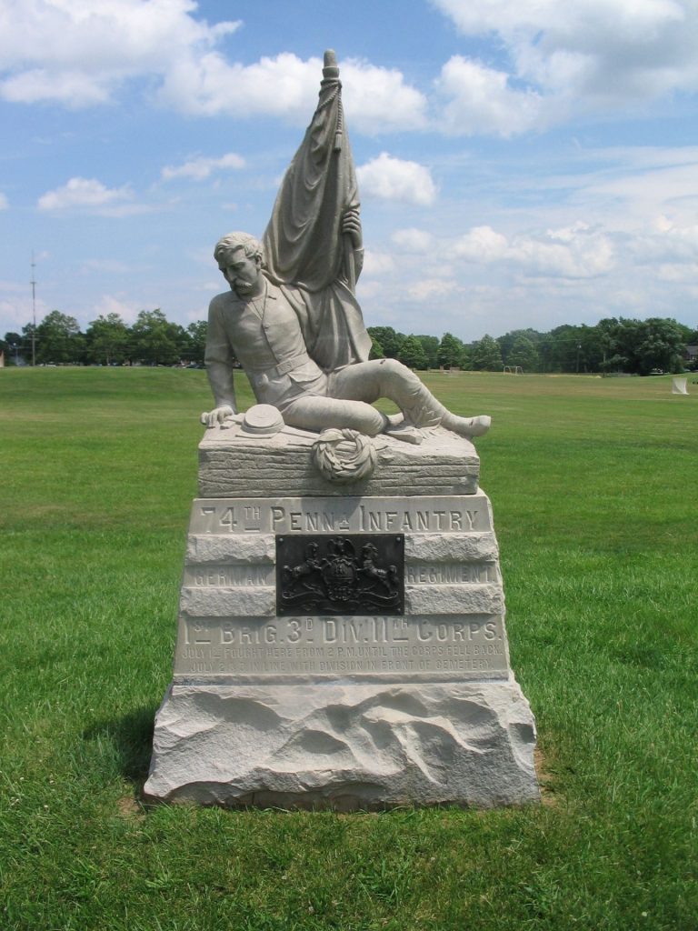 74TH PENNSYLVANIA INFANTRY WAR MEMORIAL