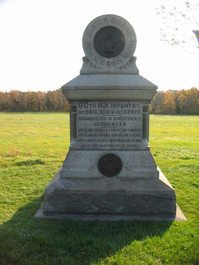 80TH NEW YORK INFANTRY WAR MEMORIAL