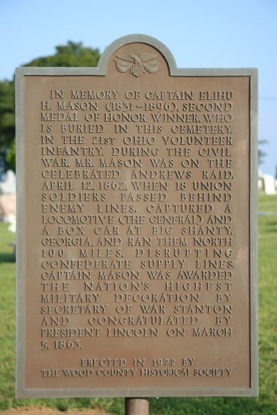IN MEMORY OF CAPTAIN ELIHU H. MASON MEMORIAL PLAQUE