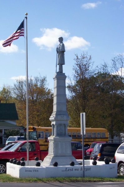 JEROME TOWNSHIP CIVIL WAR MEMORIAL