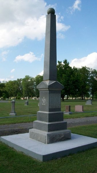 MCPHERSON POST NO. 48 G.A.R. CIVIL WAR MEMORIAL