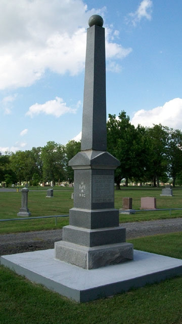 MCPHERSON POST NO. 48 G.A.R. CIVIL WAR MEMORIAL