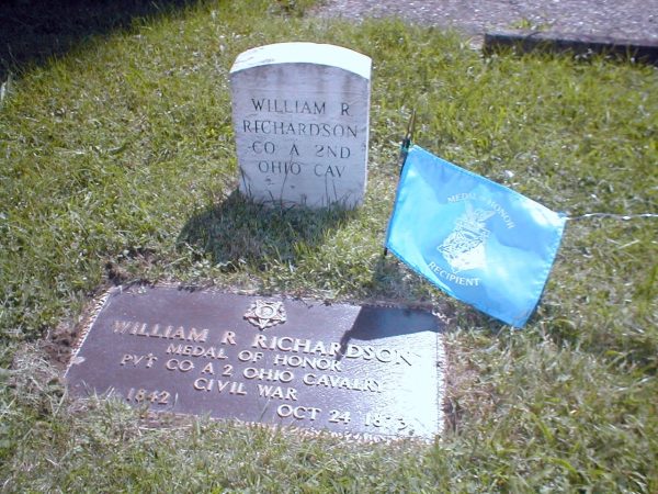 PVT. WILLIAM R. RICHARDSON MEDAL OF HONOR GRAVESTONE