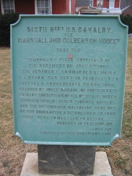 SIXTH REGIMENT U.S. CAVALRY WAR MEMORIAL