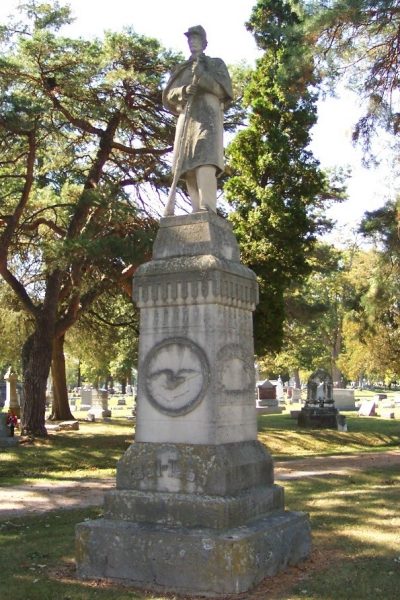 WOODLAND CEMETERY CIVIL WAR MEMORIAL