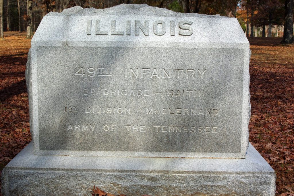 49TH ILLINOIS INFANTRY REGIMENT MEMORIAL