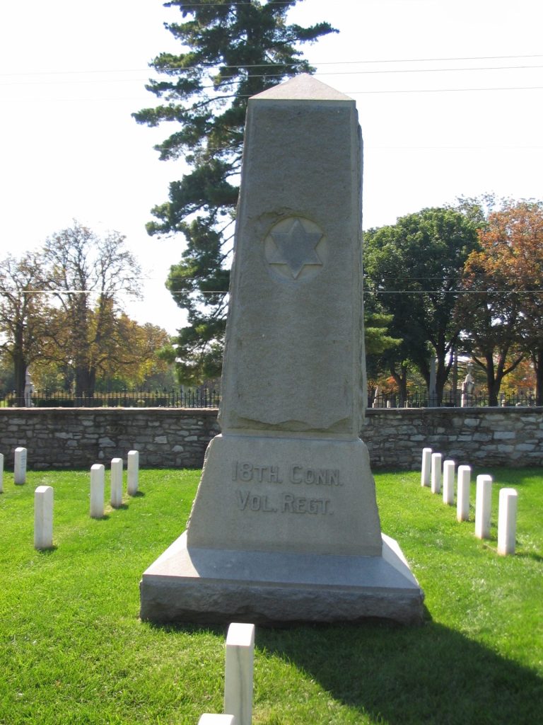 18TH CONNECTICUT VOLUNTEER REGIMENT WAR MEMORIAL
