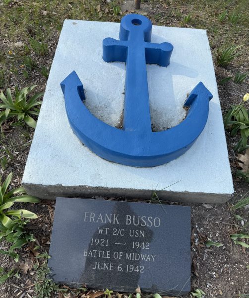 FRANK BUSSO WAR MEMORIAL ANCHOR