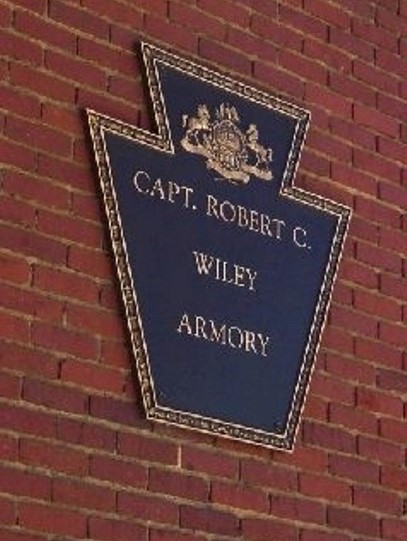 CAPT. ROBERT C. WILEY WAR MEMORIAL ARMORY PLAQUE