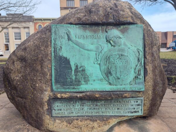 BEREA U.S.S. MAINE MEMORIAL PLAQUE