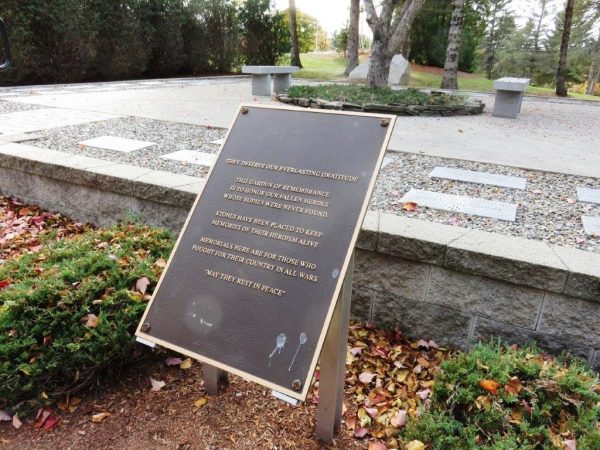 AUGUSTA GARDEN OF REMEMBRANCE PLAQUE