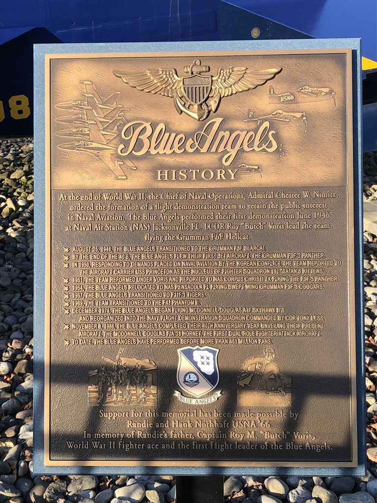 BLUE ANGELS MEMORIAL PLAQUE B