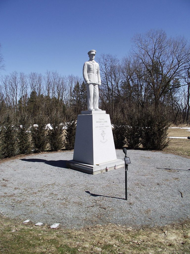 COLONEL DONALD COOK WAR MEMORIAL