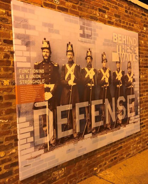 FUNCTIONING AS A UNION STRONGHOLD WAR MEMORIAL PLAQUE B