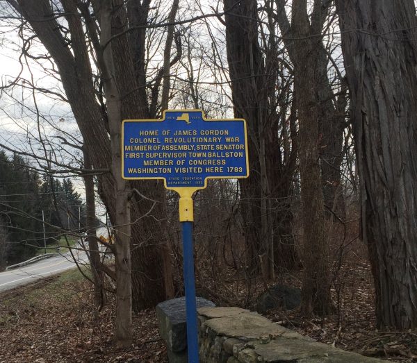 HOME OF JAMES GORDON REVOLUTIONARY WAR MEMORIAL MARKER