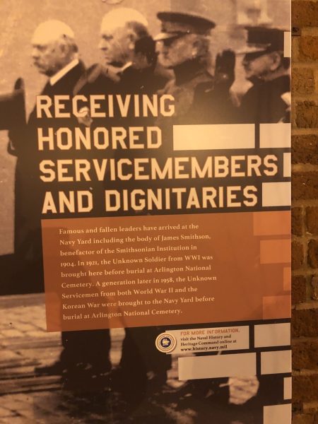 RECEIVING HONORED SERVICEMEMBERS AND DIGNITARIES MEMORIAL PLAQUE A