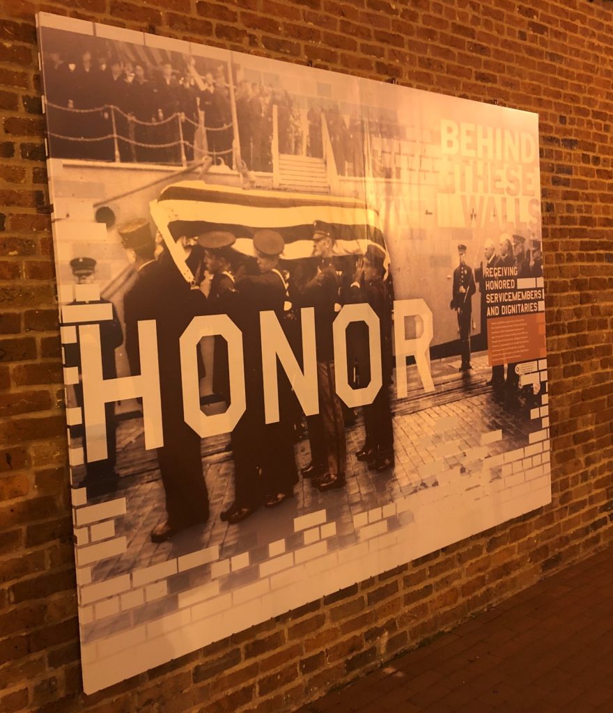 RECEIVING HONORED SERVICEMEMBERS AND DIGNITARIES MEMORIAL PLAQUE B