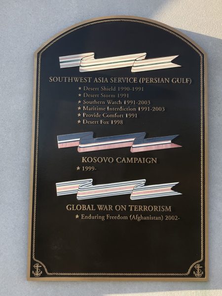 SOUTHWEST ASIA SERVICE MEMORIAL PLAQUE